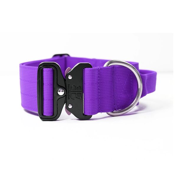 Bully Billows 2" (5CM) Combat Collar with handle Purple
