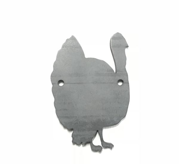AR500 Steel 8" x 8" x 3/8" Turkey Target Hunting Practice Gobbler Male Turkey 