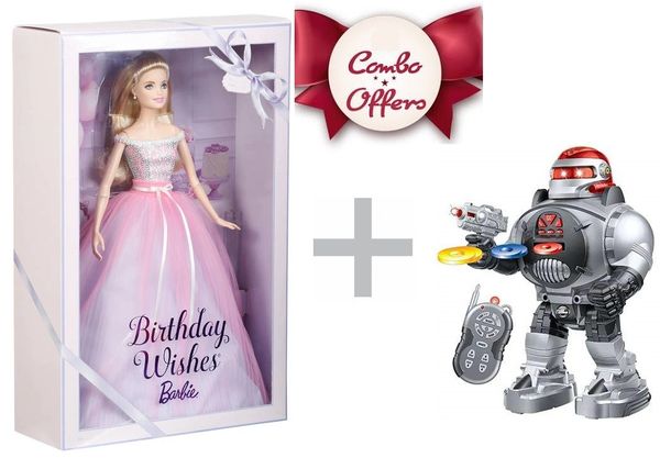 Combo pack Toys Savoir Robot and Barbie doll