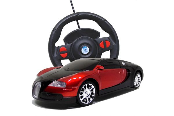 Solanki King Car Bugatti Style Steering Radio Control Rechargeable Car