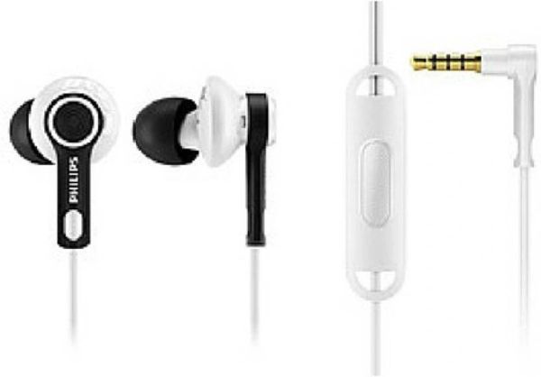 Philip SHQ2305WS Wired Headphones (Black,White)