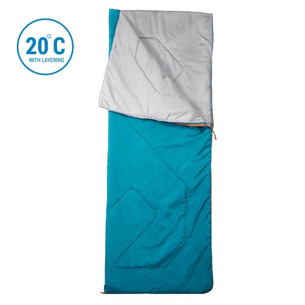 QUECHUA Sleeping Bag Arpenaz 20°C - Blue