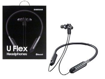 Samsung U Flex Wireless Bluetooth Flexible Headphones with Mic (Black)