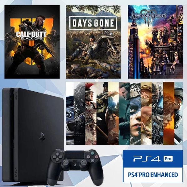 Sony PlayStation 4 PRO 1TB Gaming Console Black with Call of Duty