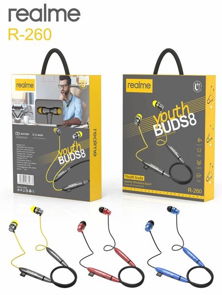 Realme R-260 Youth BUDS 8 WIRE LES HEADPHONES