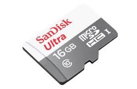 SanDisk 16 GB memory card