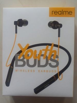 Realme Youth Buds Wireless Magnetic BlueTooth Headphone(Black)