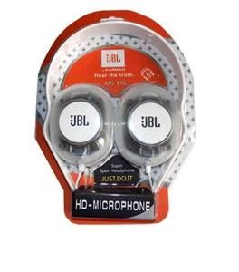 JBL Tempo On-Ear Headphone With Mic – MS176 (Black)