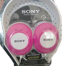 Sony On-Ear Phone With Microphone Wired Headphones MS177