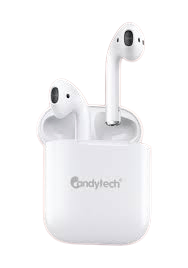 Candi london discount white wireless earphones