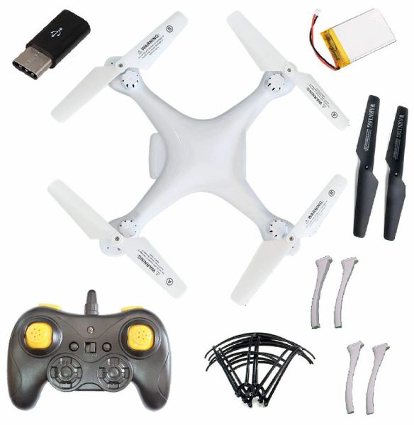 Falcon Drone Four Axis Aircraft with 2.4 GHz RC, Blade Guard, Headless Mode LED Without Camera