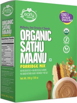 Organic Sattu Maavu Multi-grain Baby Protein powder with dry fruit 1kg-