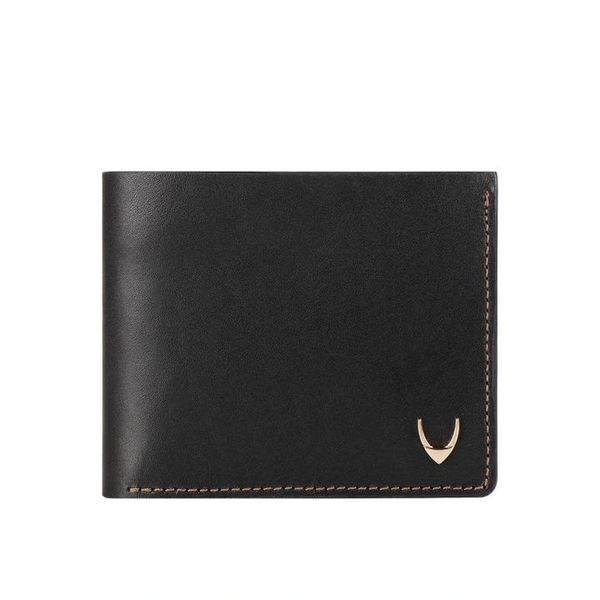 Men black two fold wallet