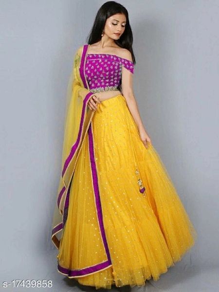 Karismaa Embroidered Net Lehenga choli with dupatta