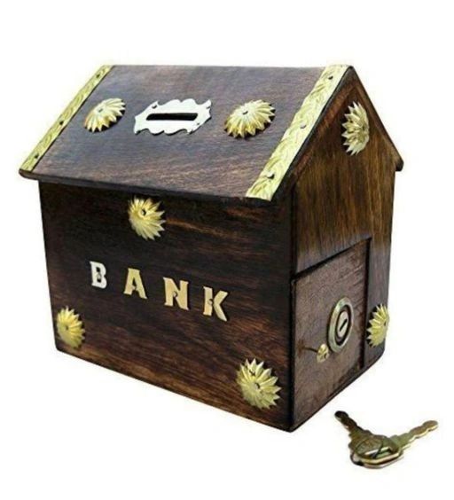 Piggy Bank Saving Coin Box