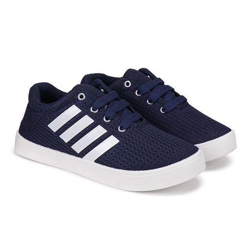 Blue canvas cheap sneakers