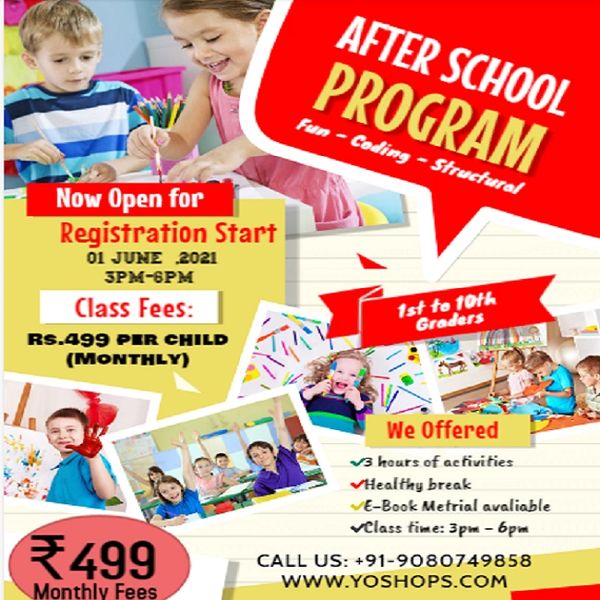 Fun Activities for Kids LKG to STD 10(Singing, Dancing, Drawing, Craft, Music, Yoga, Karate)