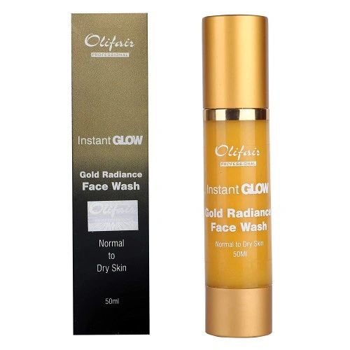 Olifair Gold Radiance Face Wash for All Skin Types - 50 ml(Riya Fruity Soap Free)