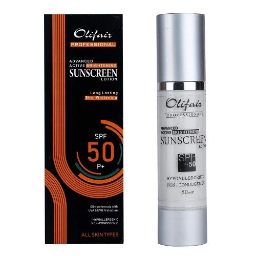 Olifair Active Light Sunscreen SPF 50 - 50 ml (Free Riya Fruity Soap)