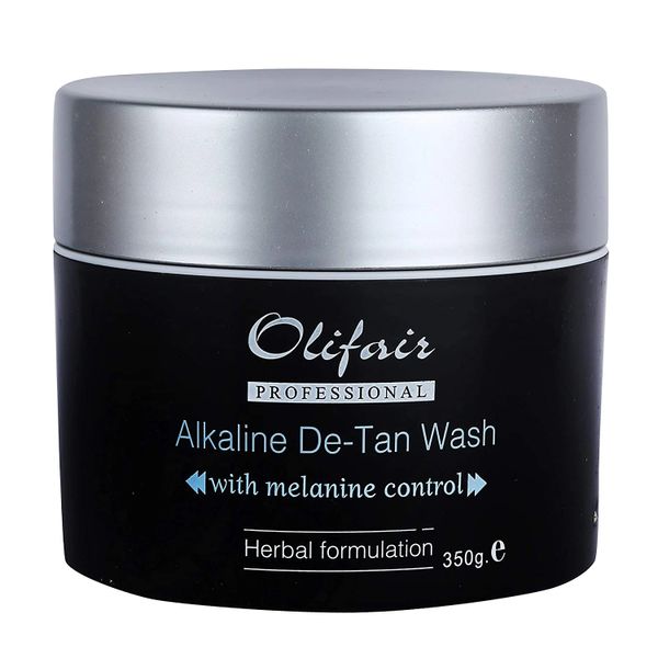 OLIFAIR Alkaline De-Tan Wash - 350 gm (Free Riya Fruity Soap)