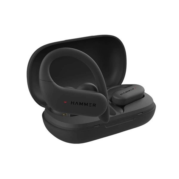Hammer KO 2.0 Sports Truly Wireless Earbuds with Type C Bluetooth 5.0 Headset(Black)