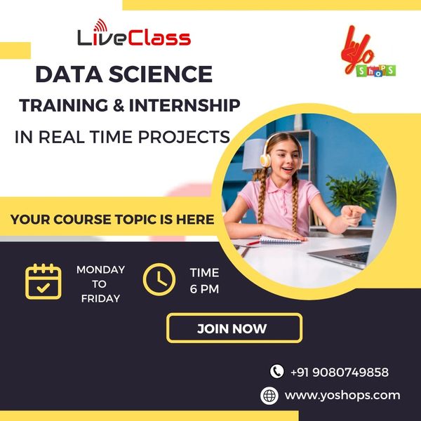 Data Science Training Internship With Real Time Project