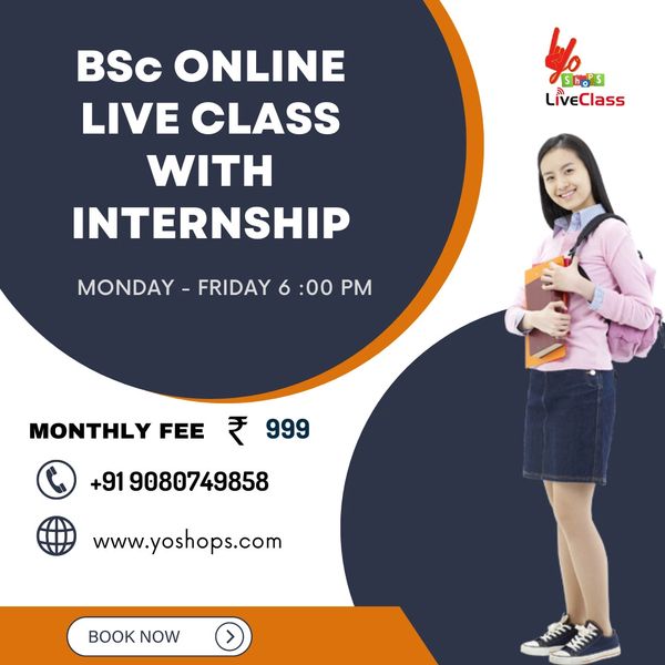 BSc Online Class Live Tuition Training Program with Internship