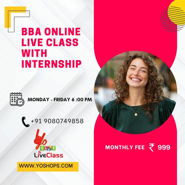 BBA Online Class Live Tuition Training Program with Internship