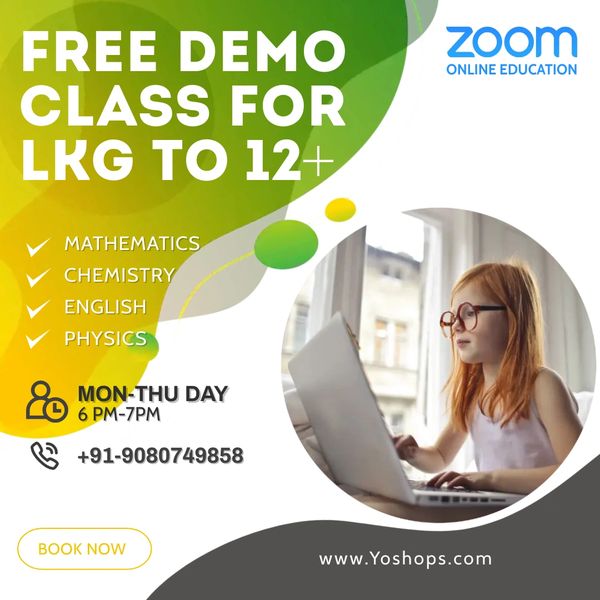 Free Demo Class Live Tuitions For Std1 to Std12th CBSE board in India