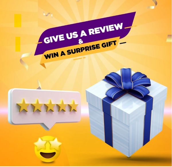 Give us an Honest Review on Product and Get a Surprise gift from Yoshops