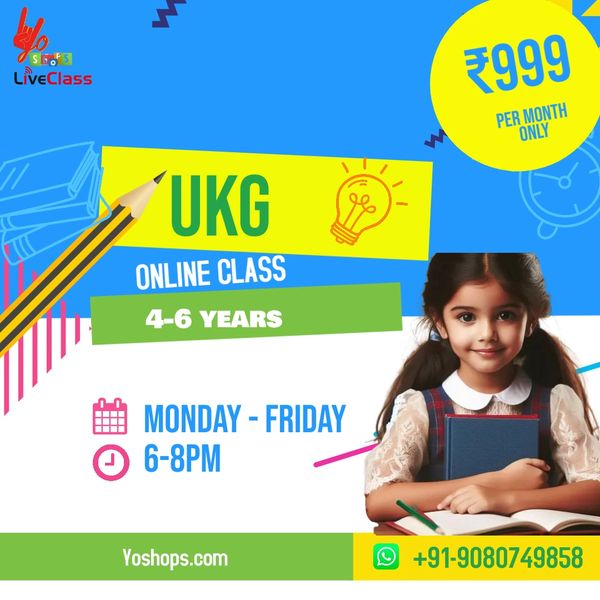 UKG Online Tuition Live Classes free Demo class all subject