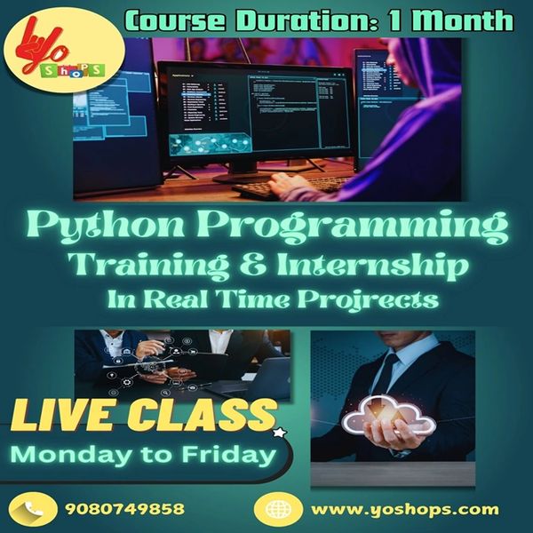 Python Developer Internship Training with Live Project