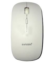 Zebion Glider Wireless Mouse(Black,White)