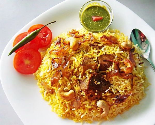 Mutton Biriyani Plate 1/2kg. (Chennai)