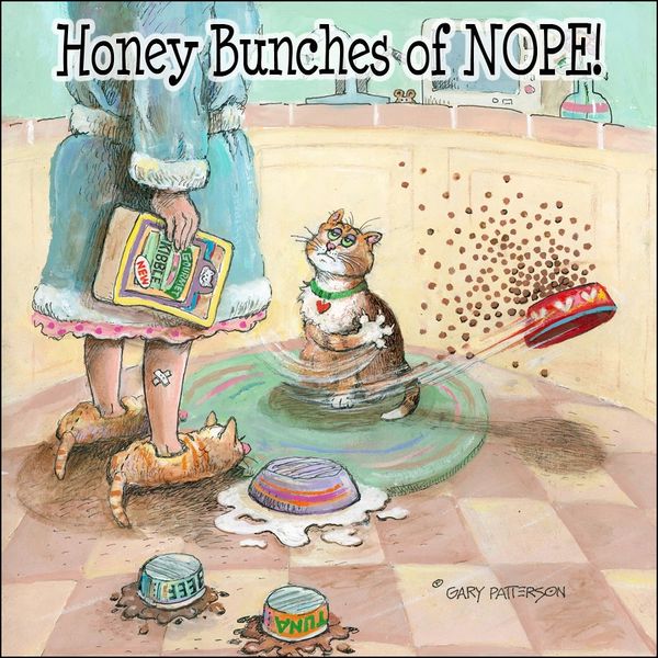 Honey Bunches of Nope! Cat Magnet