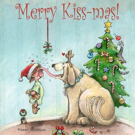 Merry Kiss-Mas Magnet