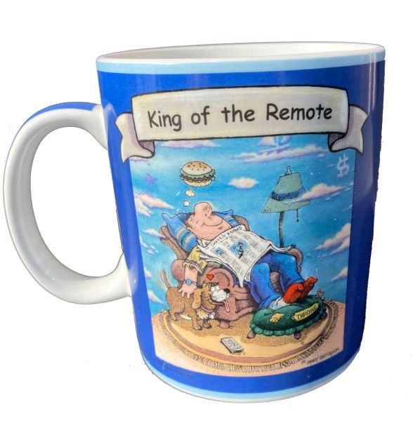 King of the Remote Porcelain Coffee Mug