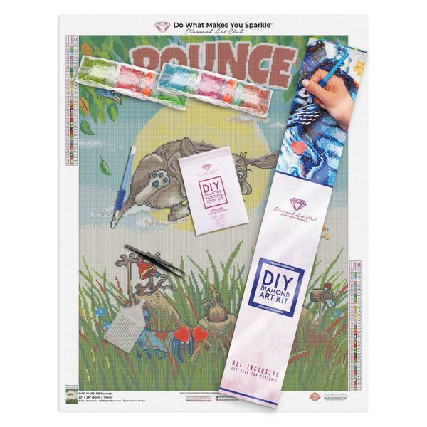 Pounce Diamond Art Poster Kit