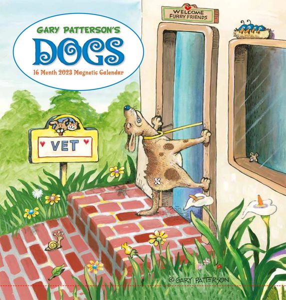 Gary Patterson's 2023 Magnetic Dogs Calendar | Gary Patterson calendars