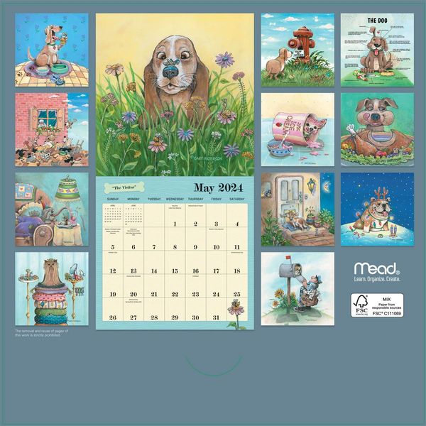 2024 Gary Patterson Dog Wall Calendar Gary Patterson calendars and
