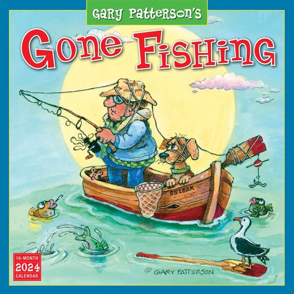 2024 Gone Fishing Wall Calendar (Hand-Signed Cover)