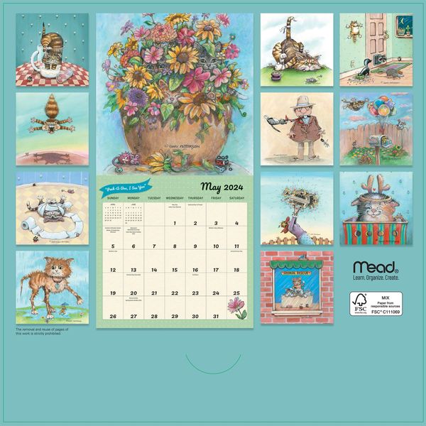 Gary Patterson 2024 Cats Wall Calendar Gary Patterson calendars and