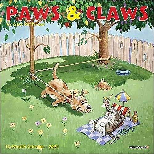 2024 Paws & Claws Mini Calendar