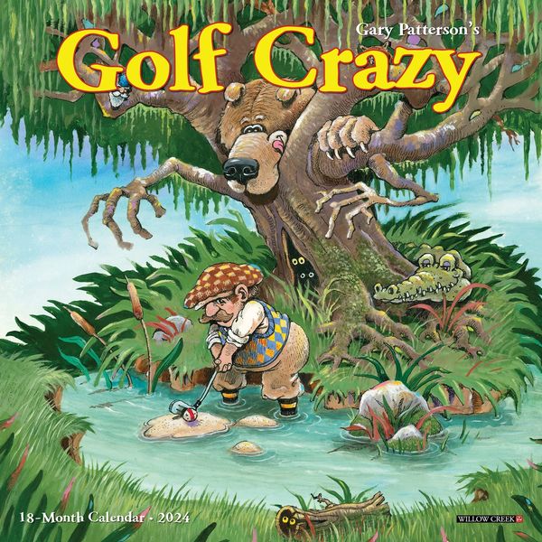 2024 Golf Crazy mini Calendar