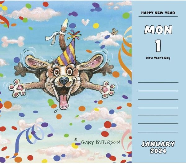 Gary Patterson's A Smile A Day 2024 YearInABox Desk Calendar Gary