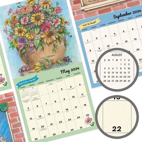 Gary Patterson 2024 Cats Wall Calendar Gary Patterson calendars and