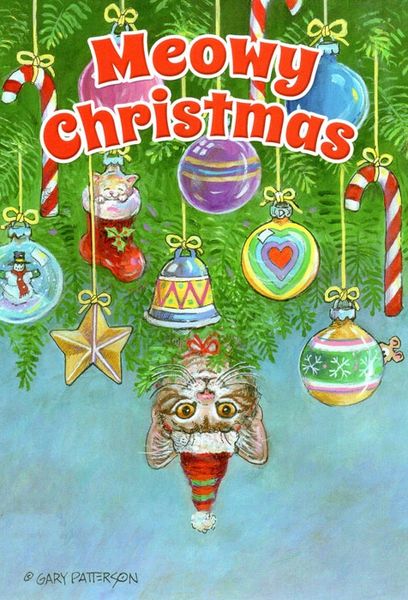 Meowy Christmas Card Set