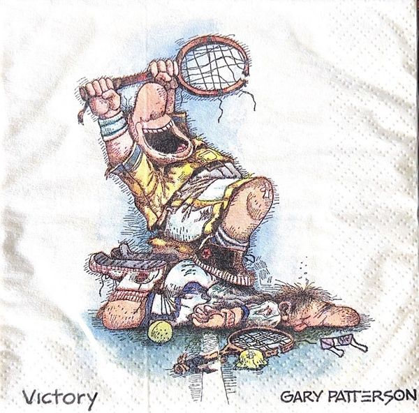 Victory tennis Cocktail Beverage Napkins