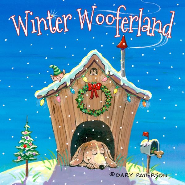 Winter Wooferland Magnet
