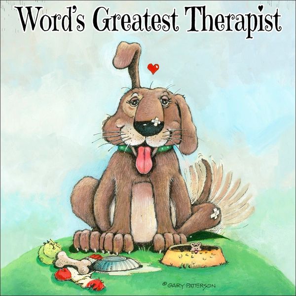 World's Greatest Therapist Dog Magnet